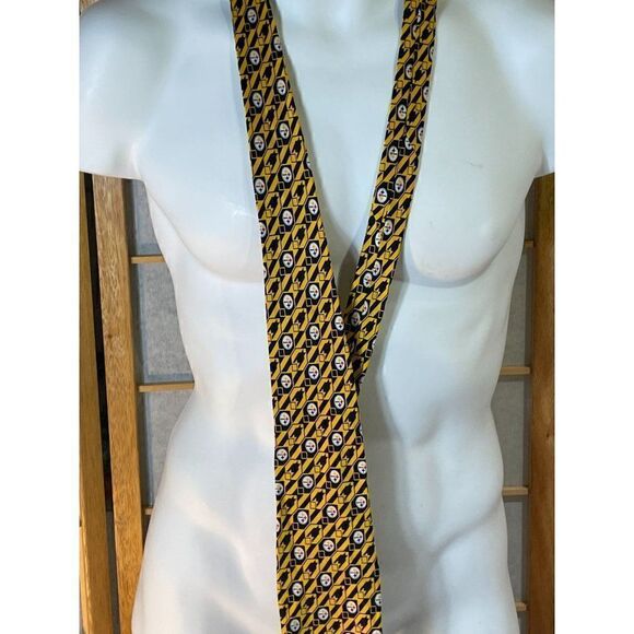 Pittsburgh Steelers Silk Men's Necktie - Picture 3 of 8